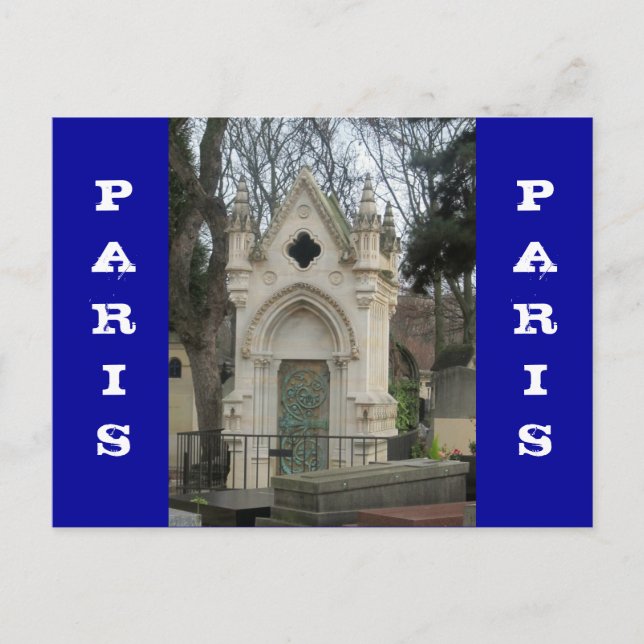 Paris Cemetary Postcard (Front)