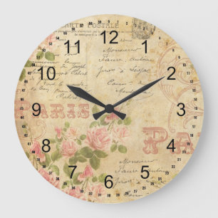 Paris Chic Large Clock
