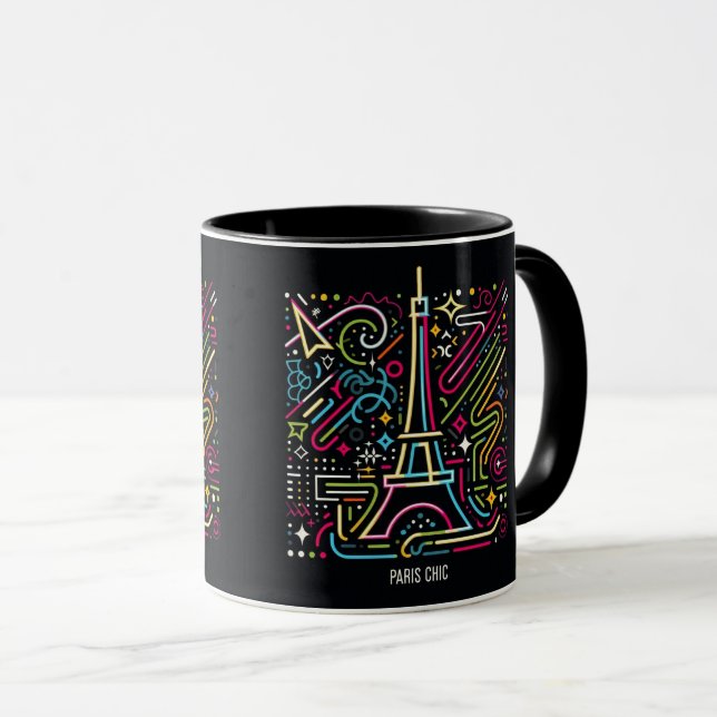 Paris Chic Vibes #5 Mug (Front Right)