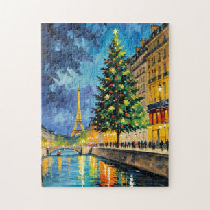Paris Christmas tree Jigsaw Puzzle