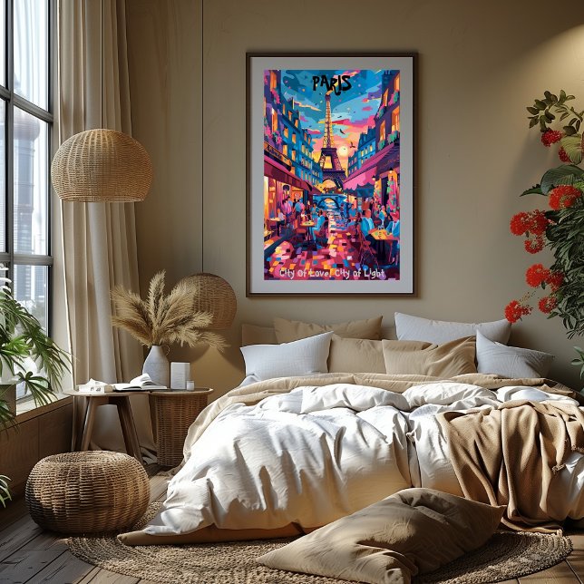 Paris: City of Love, City of Light - Contemporary Poster (Creator Uploaded)
