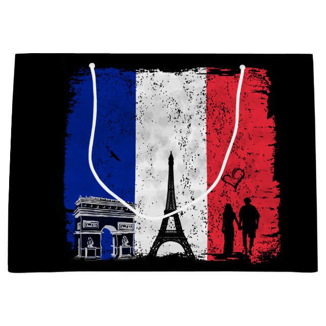 Paris city of love gift bag (Front)