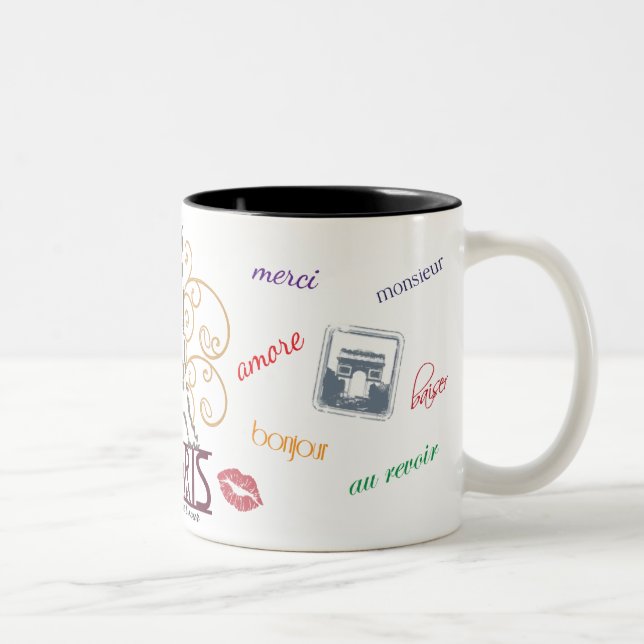 Paris "City of Love" Mug (Right)