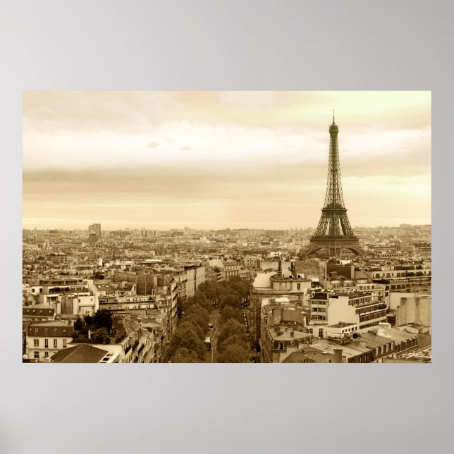 paris cityscape poster (Front)