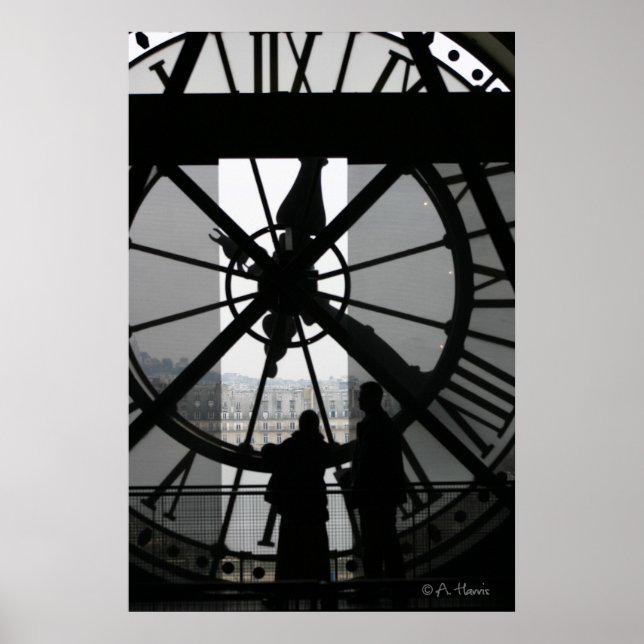 Paris Clock Poster (Front)