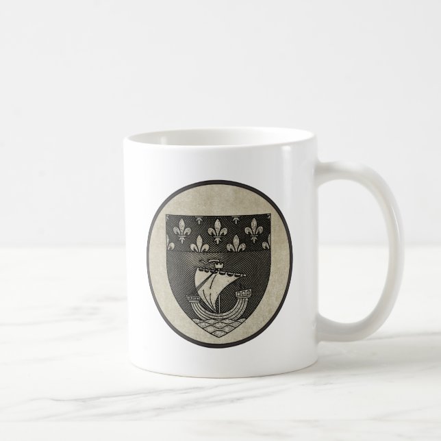 Paris Coat of Arms Coffee Mug (Right)