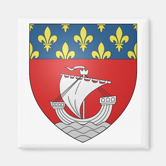 Paris Coat of Arms Magnet (Front)