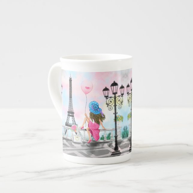 Paris Coffee Mug Eiffel Tower (Front Left)