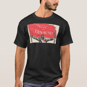 Paris Commune Poster - Vive Le Commune Postcard T-Shirt