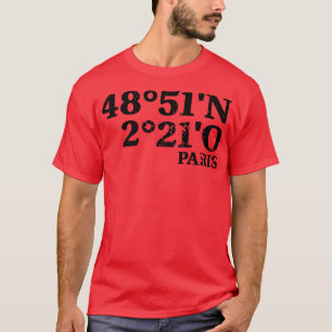 Paris Coordinates T-Shirt