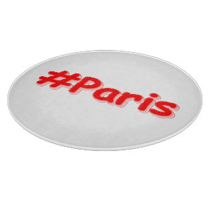 "#Paris" Cute Design. Buy Now Cutting Board