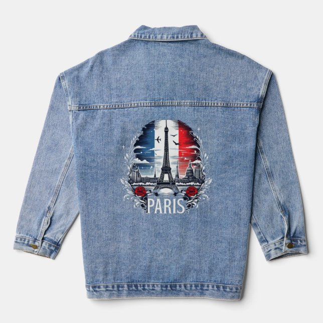 paris denim jacket (Back)