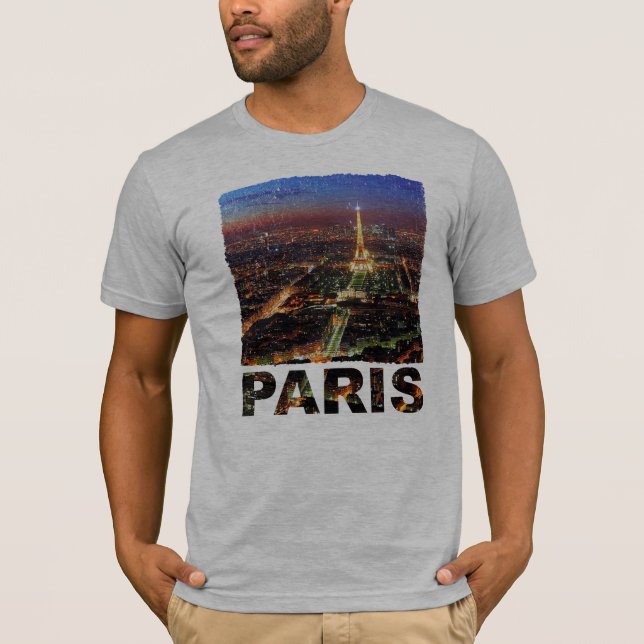 Paris Design Men's T Shirt (Front)