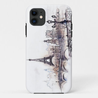 Paris drawing Case-Mate iPhone case