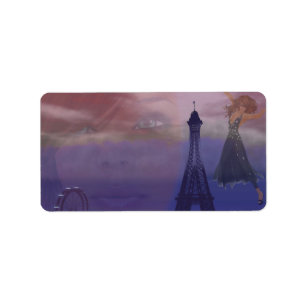 Paris Dreams Address Labels
