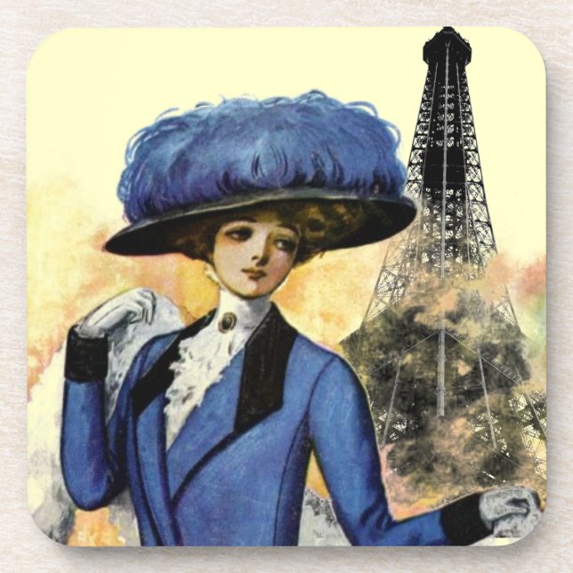 Paris Dreams Cork Coaster (Front)