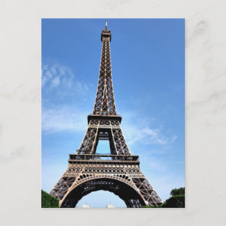 Paris Effel Tower Postcard