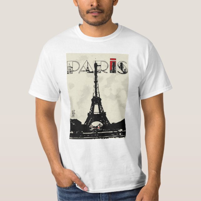 paris eifel tower jnf T-Shirt (Front)