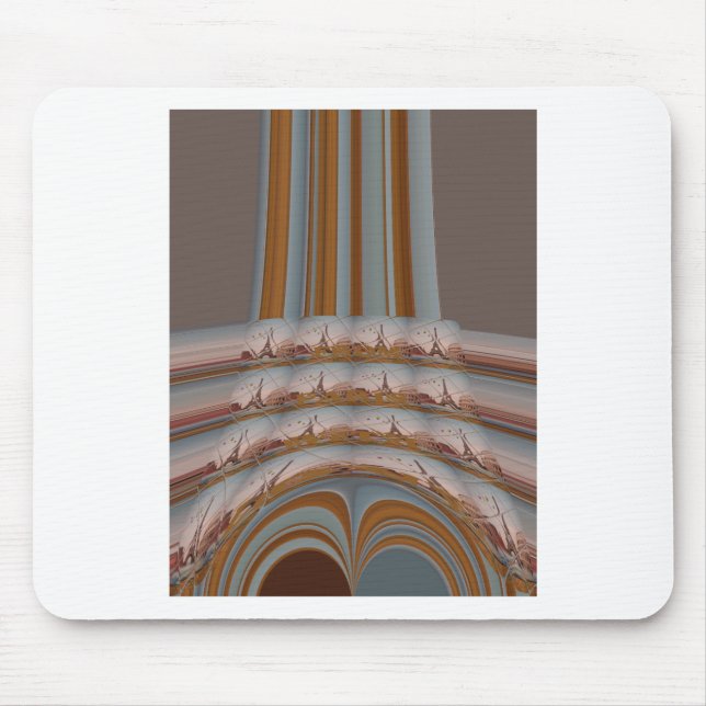 Paris Eiffel beautiful amazing design Mouse Pad (Front)