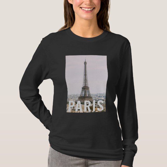 Paris  Eiffel Tower  Aesthetic Design  Classic T-Shirt (Front)