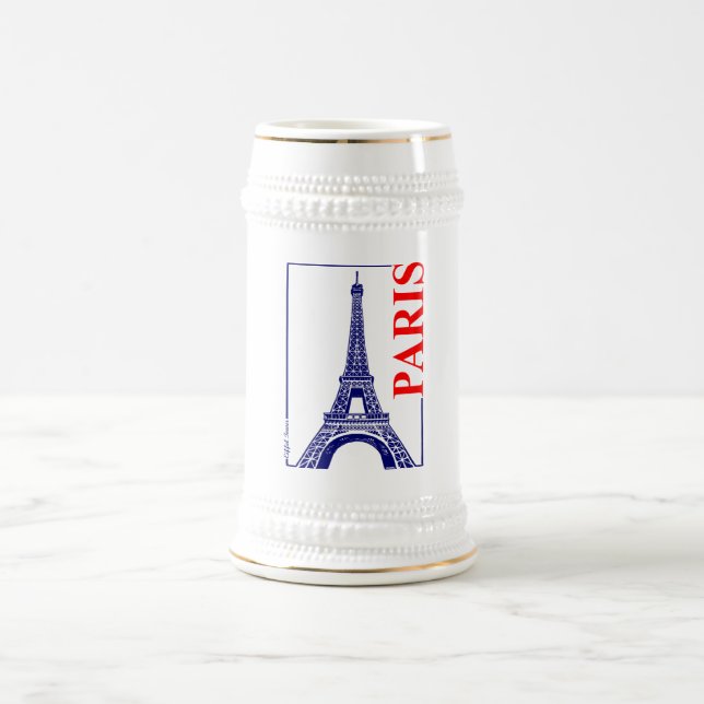 Paris-Eiffel Tower Beer Stein (Center)