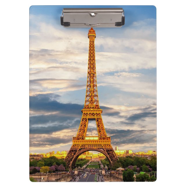 Paris / Eiffel tower Clipboard (Front)