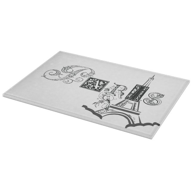 Paris Eiffel Tower Cutting Board (Corner)