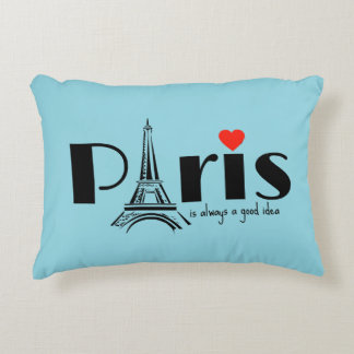 Paris Eiffel Tower Design  Decorative Cushion