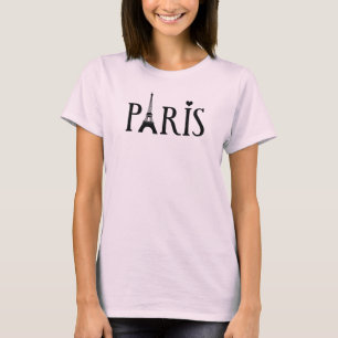 Paris Eiffel Tower Design T-Shirt