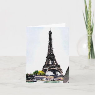 Paris Eiffel Tower – Elegant French-Inspired Note Card