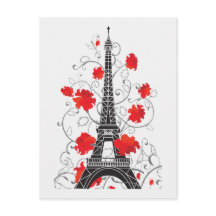 Paris Eiffel tower elegant stylish silhouette