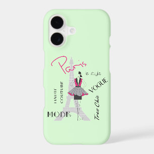 Paris Eiffel Tower Fashion Light Green