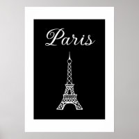 Paris Eiffel Tower Framed Art Print 