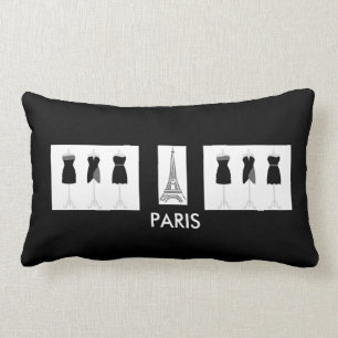 Paris Eiffel Tower French Fashion Theme Pillow