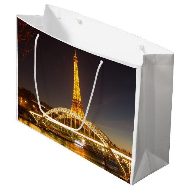 Paris Eiffel Tower Gift Bag (Front Angled)