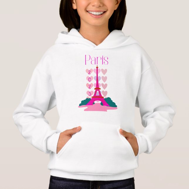 Paris Eiffel Tower hearts 20XX customise  (Front)