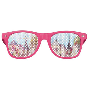 Paris Eiffel Tower inspired landscape sunglasses
