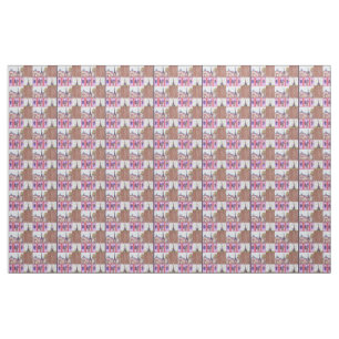 Paris Eiffel Tower inspired pointillism fabric 2