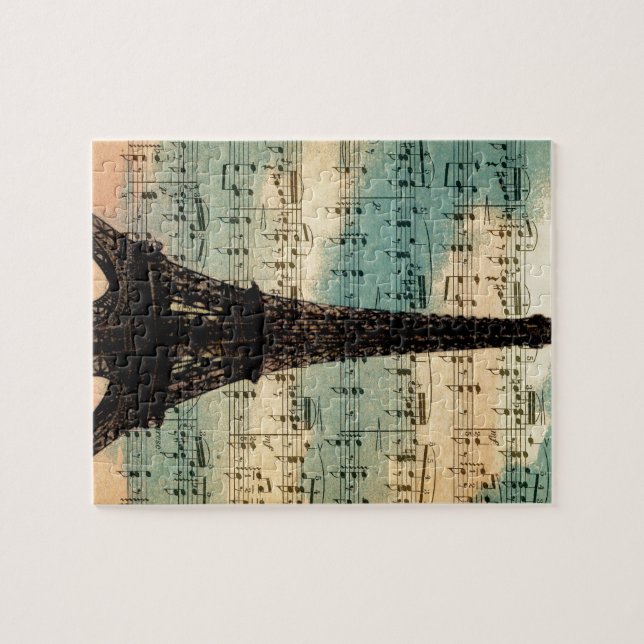 Paris Eiffel Tower Jigsaw Puzzle (Horizontal)