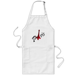 Paris, eiffel tower long apron