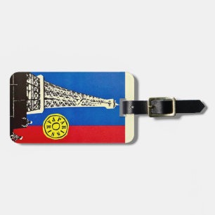 Paris Eiffel Tower Luggage Tag
