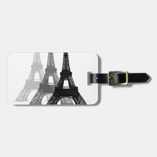 Paris Eiffel Tower Luggage Tag