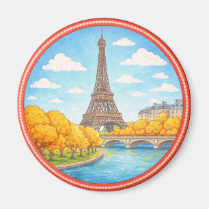 Paris' Eiffel Tower Magnet