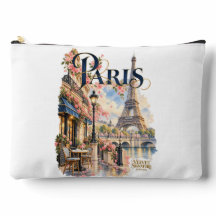 Paris Eiffel Tower Makeup Bag