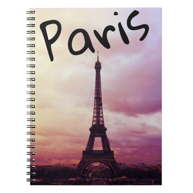Paris - Eiffel Tower Notebook (Front)
