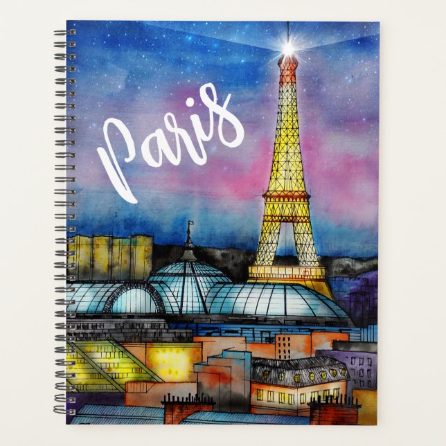 Paris Eiffel Tower Planner (Front)