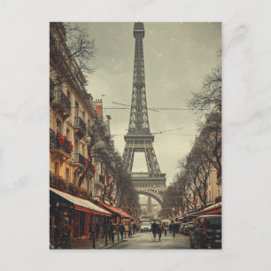 Paris Eiffel Tower Postcard