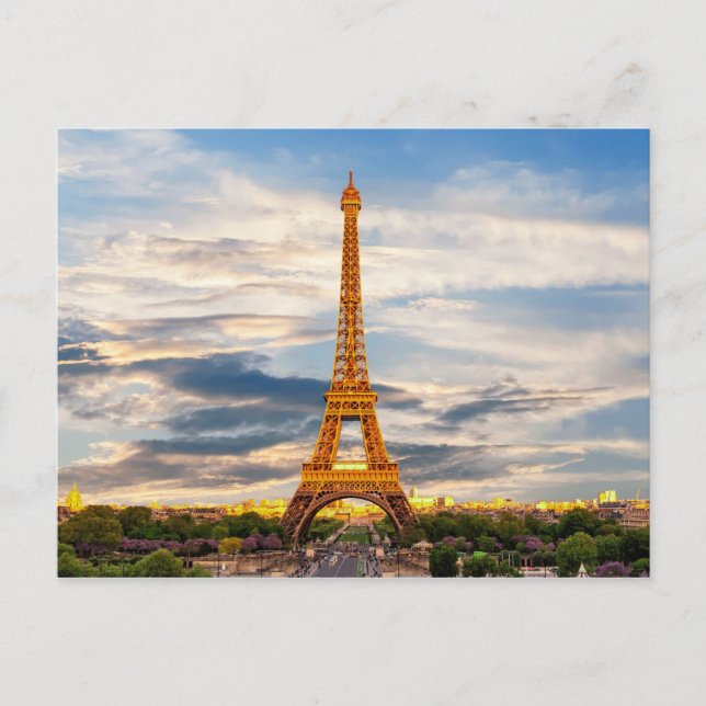 Paris / Eiffel tower Postcard (Front)