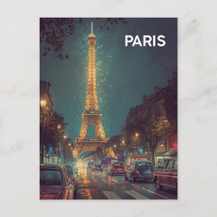 Paris Eiffel Tower Postcard