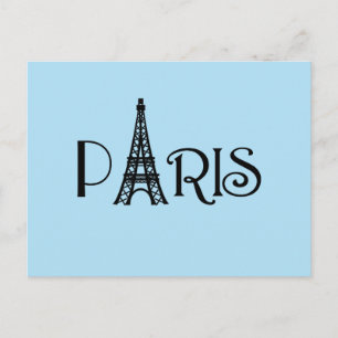 Paris Eiffel Tower Postcard